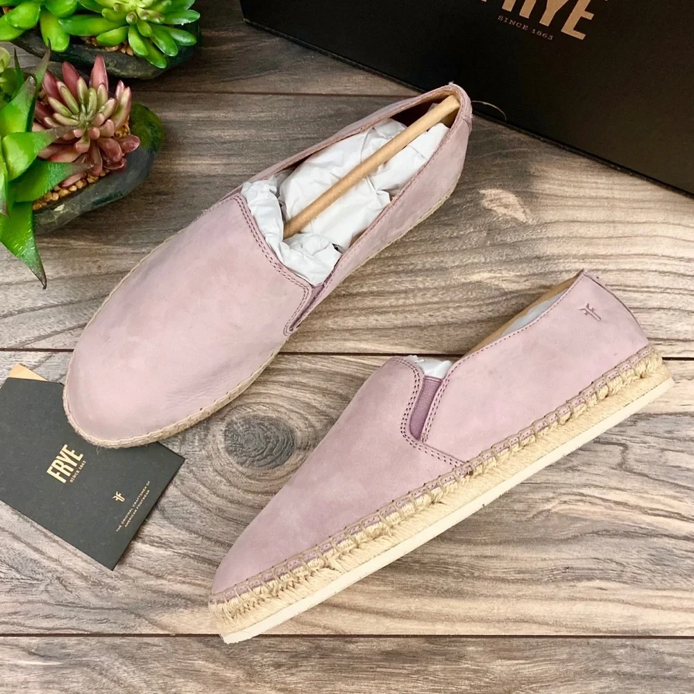 NIB Frye Isbel Espadrille Flats Loafers Lilac